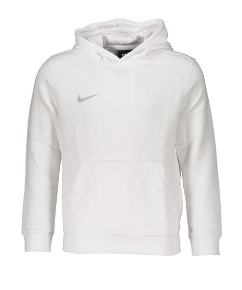 nike team club hoody weiß